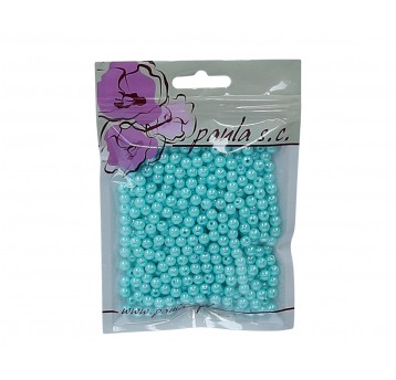 Korale j niebieskie 6mm op=400szt