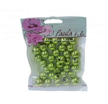 Korale met.zielone 14mm