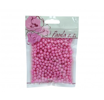Korale różowe opal 6mm op=400szt