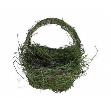 Koszyczek z zielonego ratanu 21cm/18cm/18cm