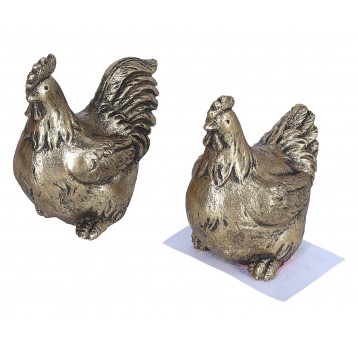 Kura c złota z ceramiki 8cm/6cm