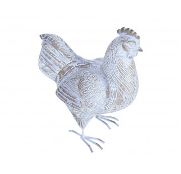 Kura ozdobna beżowa 22cm/18cm