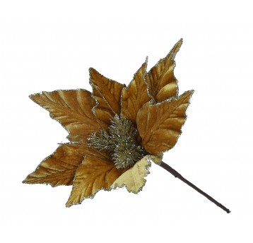 Kwiat poinsecji złotej 35cm