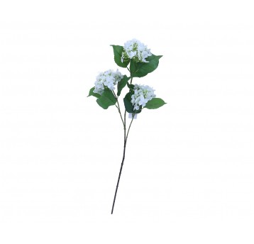 Kwiaty białej hortensji na łodydze 83cm
