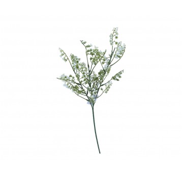 Kwiaty białej konwalii na łodydze 68cm