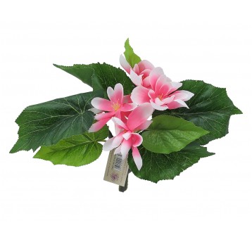 Kwiaty biel - róż l 18 cm d 25cm