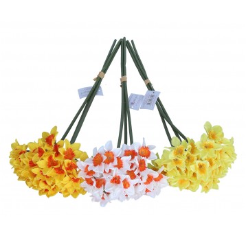 Kwiaty do kompozycji mix 3 kol.45cm op=3szt