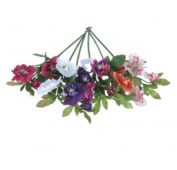 Kwiaty do kompozycji mix 6 kol. 50cm