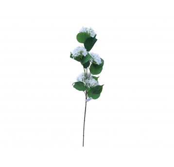 Kwiaty hortensji białej na łodydze 96cm