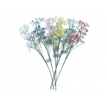 Kwiaty na łodydze do kompozycji mix 6 kol. 65cm