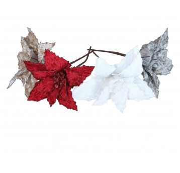 Kwiaty ozdibne do kompozycji mix kol.32cm