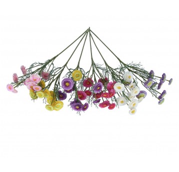 Kwiaty ozdobne do kompozycji mix kol. 54cm