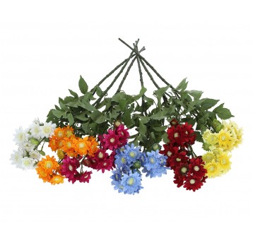 Kwiaty ozdobne do kompozycji mix kol.82cm
