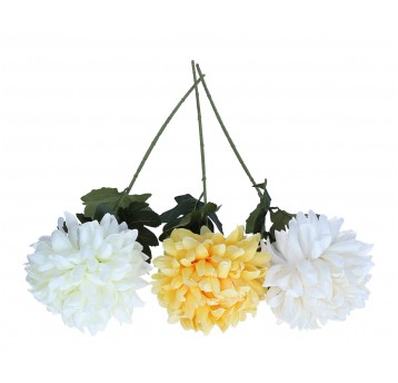 Kwiaty ozdobne mix 3 kwiaty do kompozycji 70cm