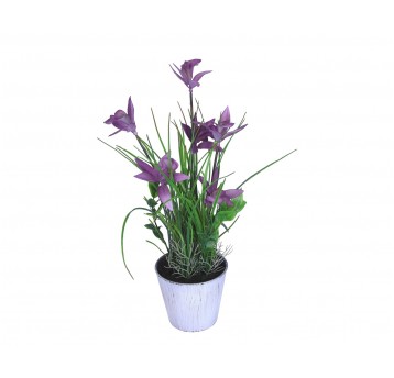 Kwiaty ozdobne w doniczce 38cm