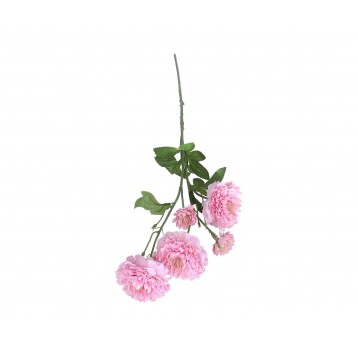 Kwiaty róźowe na lodydze 82cm