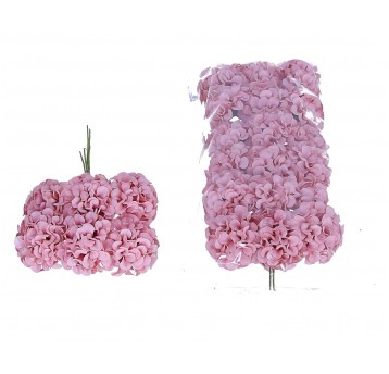 Kwiaty róźowe na piku do kompozycji op=4 pęczki