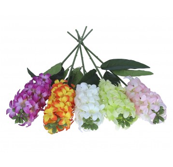 Kwiaty z mat. włókien. do kompozycji mix kol.60cm