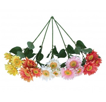 Kwiaty z mater. włókien. do komp. mix kol 66cm