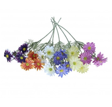 Kwiaty z mater. włókienn. mix kol. 64cm