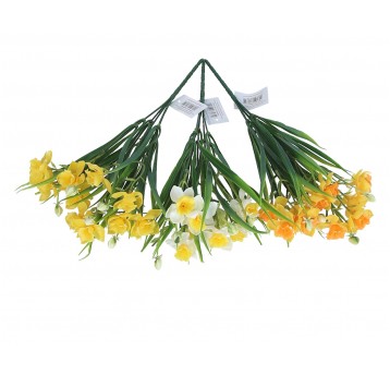 Kwiaty z materiałów włókienniczych 40cm