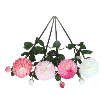 Kwiaty z materiałów włókienniczych 70cm