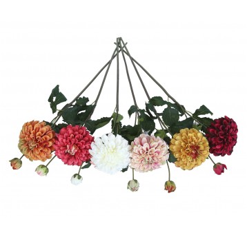 Kwiaty z materiałów włókienniczych mix 76cm