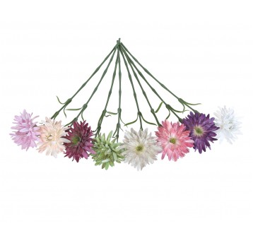 Kwiaty z materiałów włókienniczych mix kol 60cm