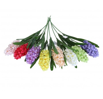 Kwiaty z materiałów włókienniczych mix kol. 66cm