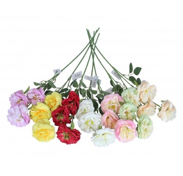Kwiaty z materiałów włókienniczych mix kol. 72cm