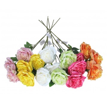 Kwiaty z materiałów włókienniczych mix kol. 73cm