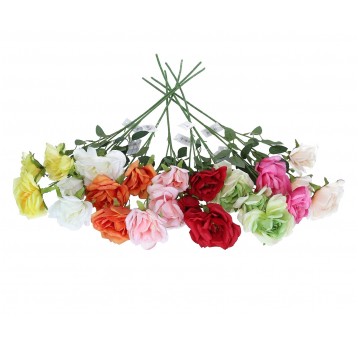 Kwiaty z materiałów włókienniczych mix kol.76cm