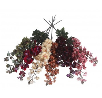 Kwiaty z materiałów włókienniczych mix kol.92cm