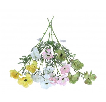 Kwiaty z materiałów włókienniczych mix kol.95cm