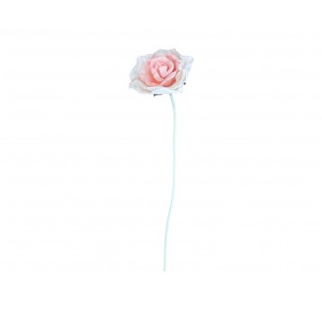 Kwiaty z papieru do kompozycji floryst.-róźa b.róź