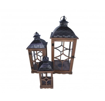 Latarnia naturalna s/3 75cm/30cm/30cm