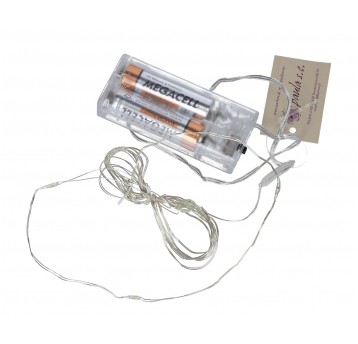 Ledy kol. zimny 200cm na 2 baterie