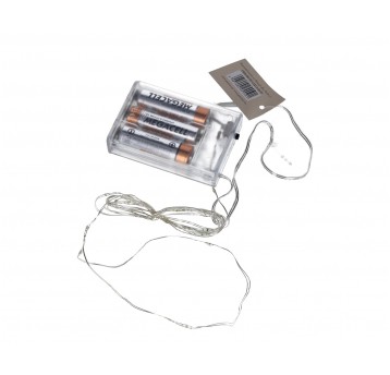 Ledy kol. zimny 200cm na 3 baterie