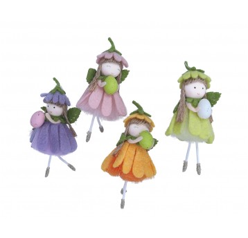 Maskotki wielkanocne z jajkiem mix kol 12cm