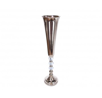 Metalowe naczynia na kompozycje śr 15cm/72cm