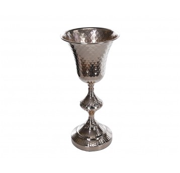 Metalowe naczynia na kompozycje śr 18cm/39cm