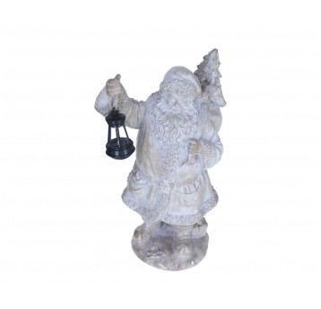 Mikołaj z latarką do dekoracji 42cm