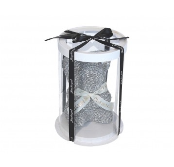 Miś w pudełku do kompozycji śr18cm/27cm