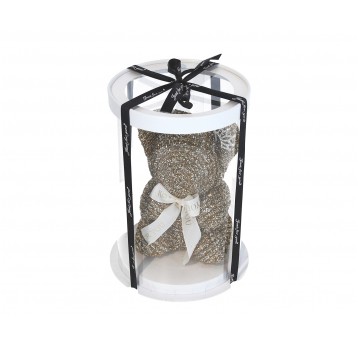 Miś w pudełku do kompozycji śr18cm/27cm