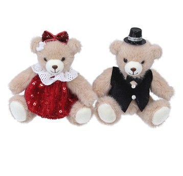 Misie ozdobne do kompozycji mix kol. 10cm
