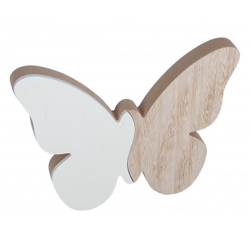 Motyl dekoracyjny z drewna 18cm/23cm