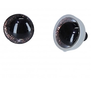 Oczy brązowe 12mm/cena za parę oczu/op=100par