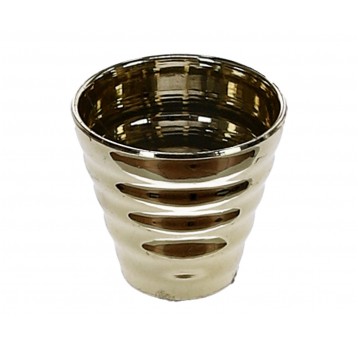 Osłonka złota h 6cm śr.6cm