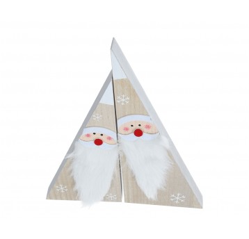 Ozdoba bożonarodzeniowa - mikołaje 1op=2szt.l 29cm