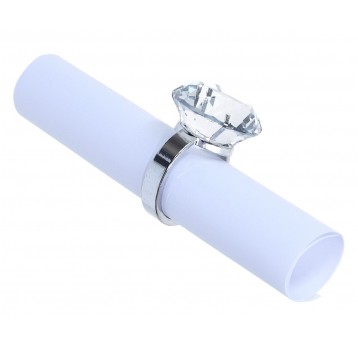 Ozdoba na serwetkę z kryształem 7cm/5cm